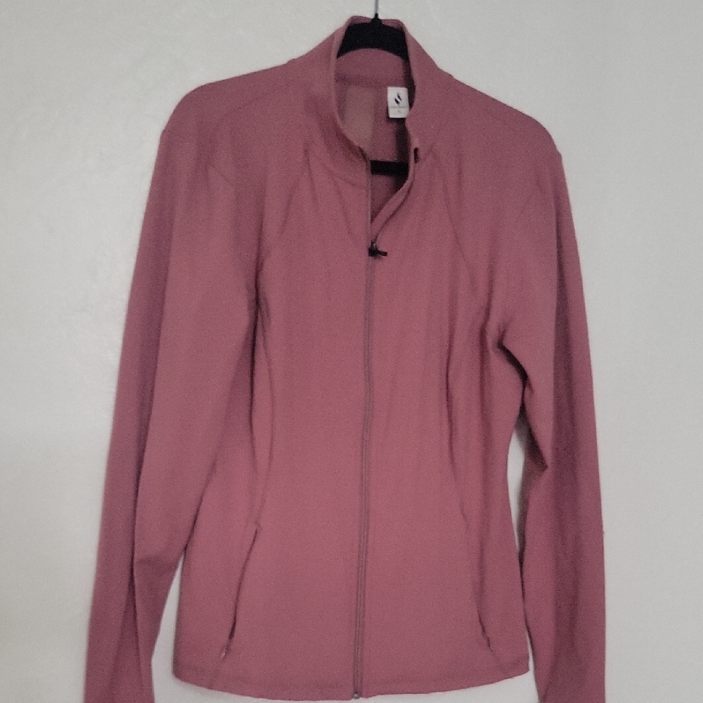 Skechers Pink Sporty Jacket with High Collar